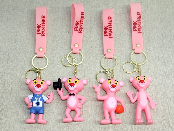 Pembe Panter Silikon Anahtarlık Alk4271 - Image 1