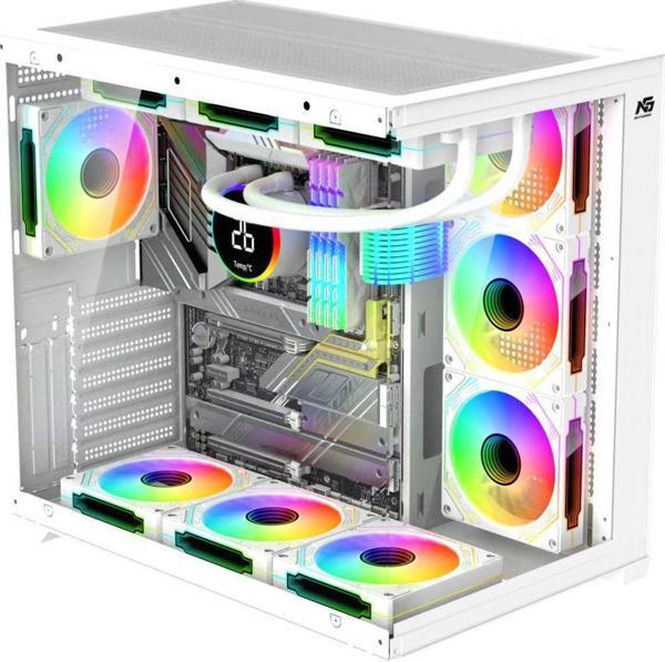 Next Gaming Alpha Elite 7X Argb Fan Kumanda Ve Kontrolcü Atx Boş Bilgisayar Kasası Beyaz - Image 1