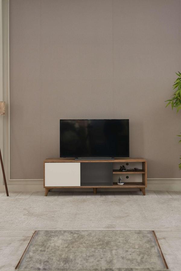 Arpelia Tv Sehpası Sürgülü Kapak 140X40X35 Cm - Image 1