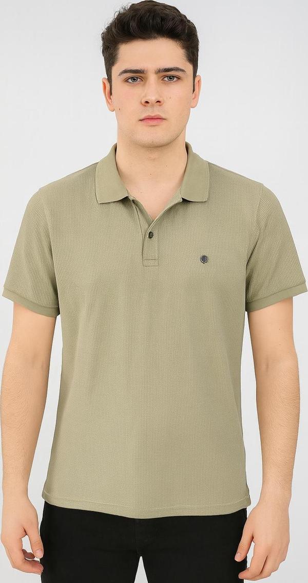 Gewer Slim Fit Erkek Kısa Kol Polo Yaka Tshirt - 7350 - Image 1