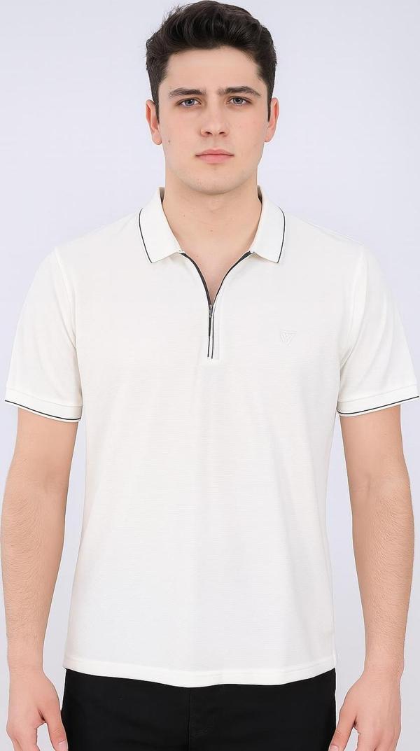 Gewer Slim Fit Erkek Kısa Kol Polo Yaka Tshirt - 7351 - Image 1