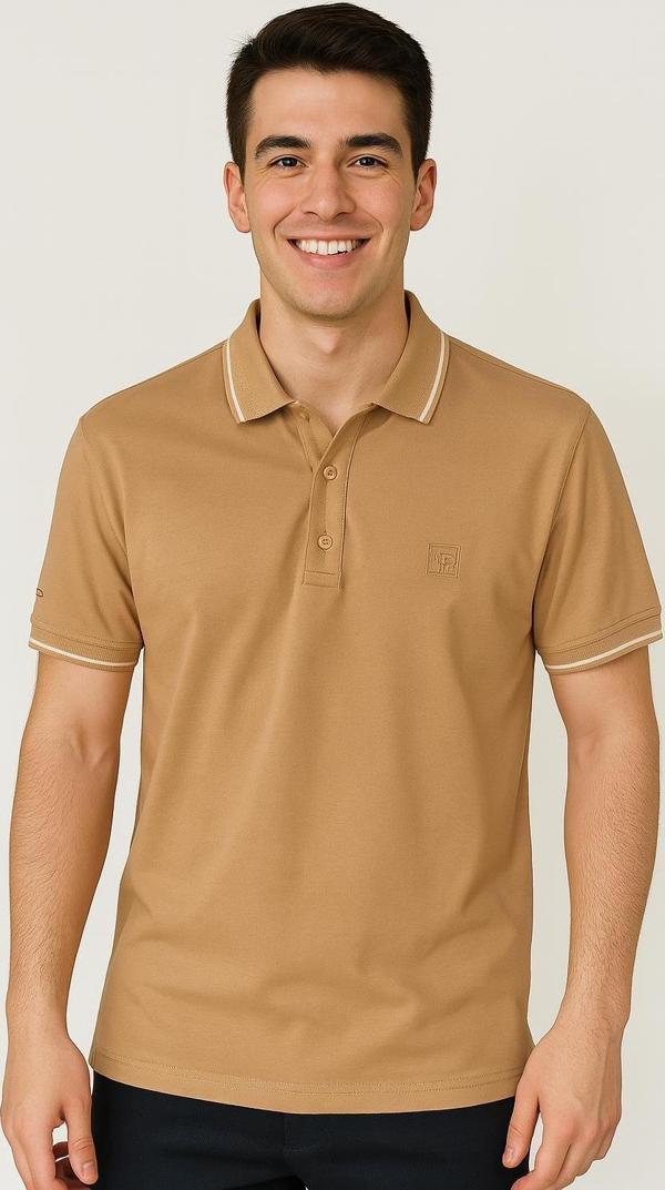 Zamur Men Slim Fit Erkek Kısa Kol Polo Yaka Tshirt - 7354 - Image 1
