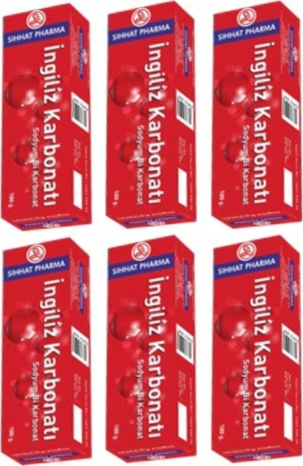 Sıhhat Ingiliz Karbonatı 100 Gr X 6 Adet - Image 1