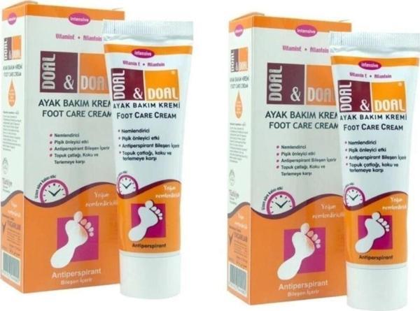 Doal Ayak Bakım Kremi, Pişik, Ter, Koku Önleyici, Nemlendirici 2 Adet - Image 1