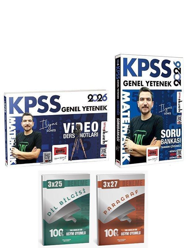 Yargı 2026 KPSS Matematik Video Ders Notları + Soru Bankası 2 li Set- Anla Kazan Deneme - Yargı Yayınları - Image 1