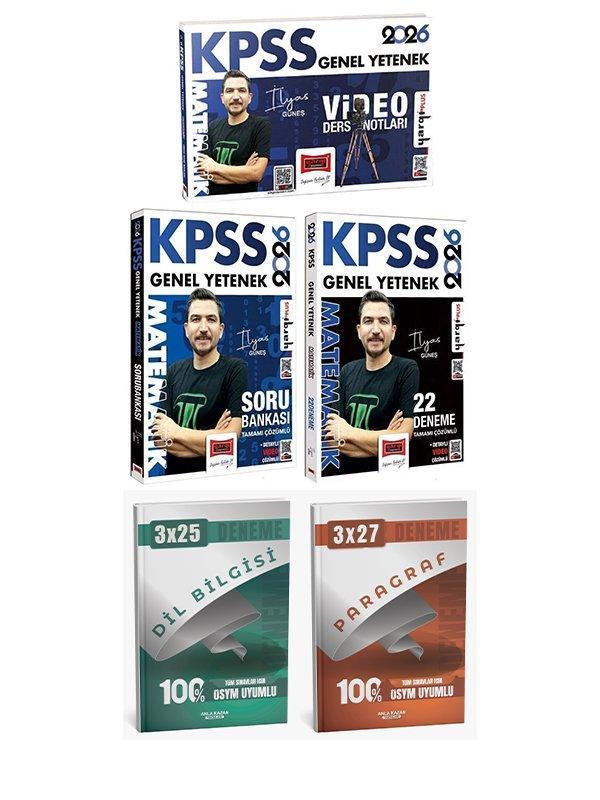Yargı 2026 KPSS Matematik Video Ders Notları + Soru Bankası + 22 Deneme 3 lü Set- Anla Kazan Deneme - Yargı Yayınları - Image 1