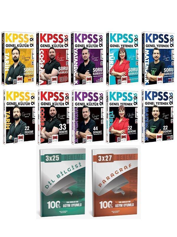 Yargı 2026 KPSS Genel Yetenek Genel Kültür Soru Bankası + 143 Deneme 10 lu Anla Kazan Deneme - Yargı Yayınları - Image 1