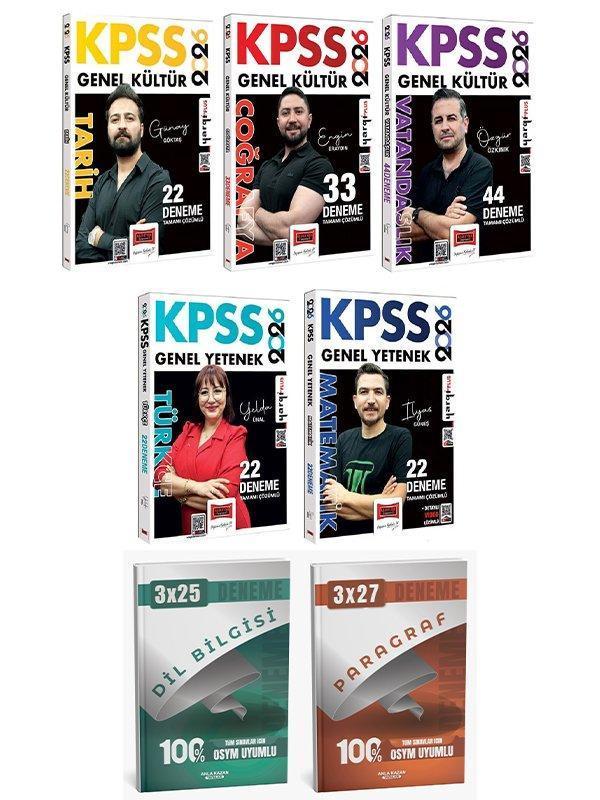 Yargı 2026 KPSS Genel Yetenek Genel Kültür 143 Deneme 5 li Anla Kazan Deneme - Yargı Yayınları - Image 1