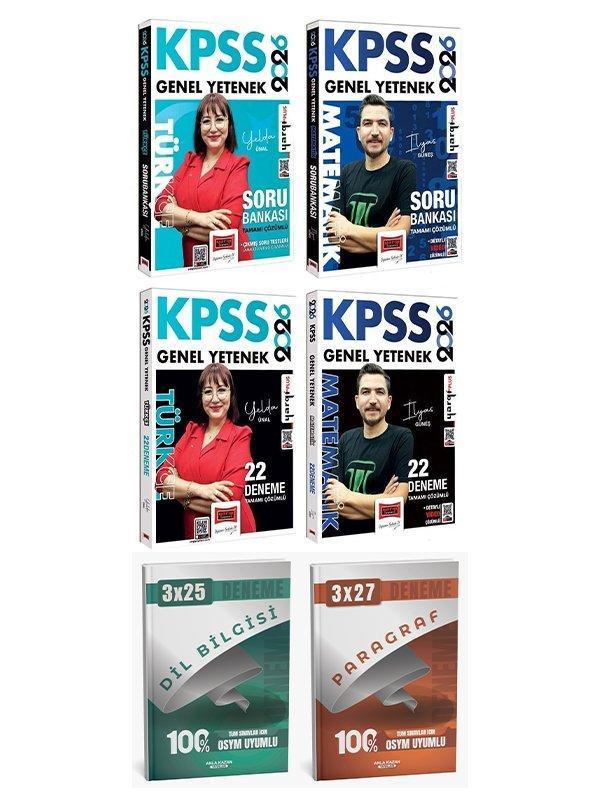 Yargı 2026 KPSS Türkçe + Matematik Soru Bankası + 22+22 Deneme 4 lü Anla Kazan Deneme - Yargı Yayınları - Image 1