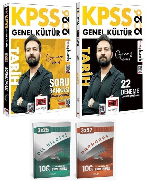 Yargı 2026 KPSS Tarih Soru Bankası + 22 Deneme 2 li Set Anla Kazan Deneme - Yargı Yayınları - Image 1
