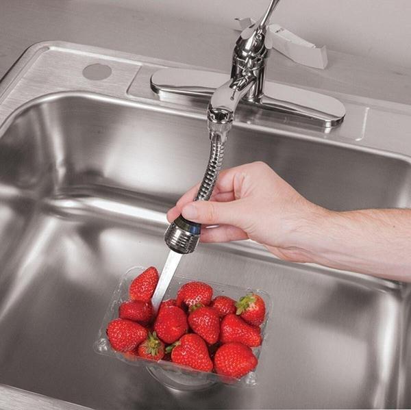 Carat Home Turbo Flex Plastik Hortumlu Esnek Ayarlanabilir Musluk Başlığı 2 Aşamalı - Image 1