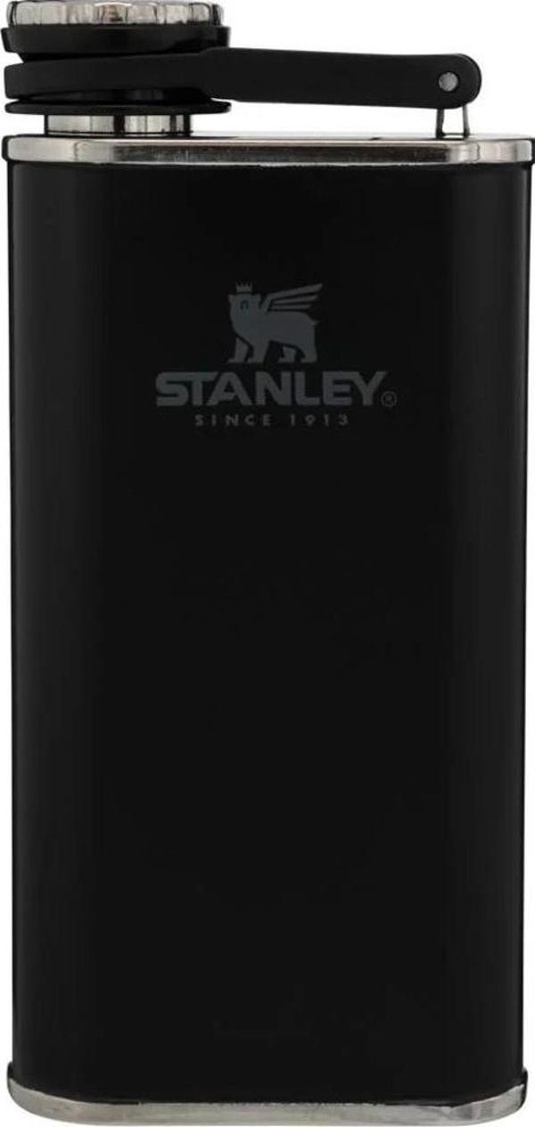 Stanley Klasik Paslanmaz Çelik Cep Matarası 0,23 Lt - Matte Black Pebble - Image 1