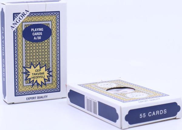 Angora A30 İskambil Kağıdı Mavi - Image 1