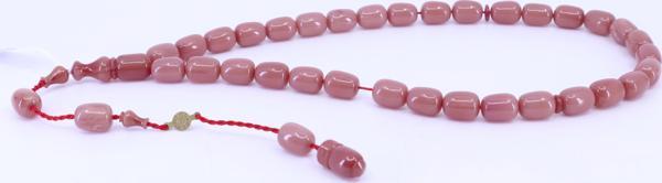 Kapsül Kesim Sıkma Kehribar Tesbih 8,5 x 11,5 mm  - Image 1