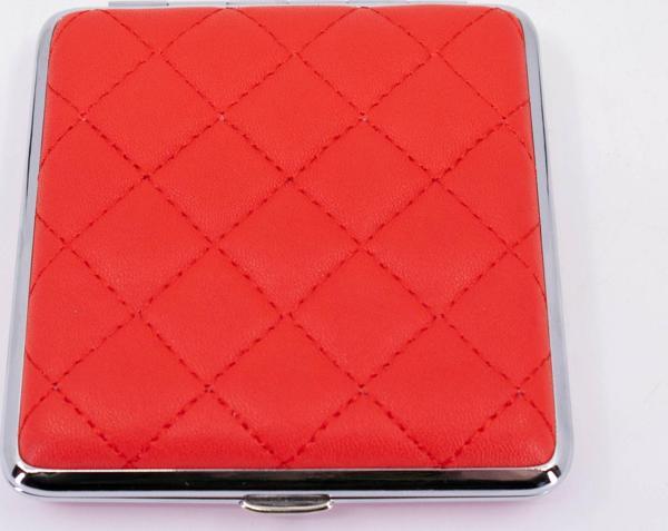 Angelo Kapitone İşleme Deri Kaplama Tabaka - Kırmızı - Image 1