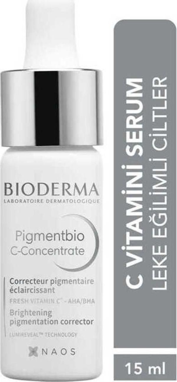 Pigmentbio C-Concentrate Lekeli Ciltler İçin Aydınlatıcı Peeling Etkili C Vitaminli Gece Serumu 15ml - Image 1