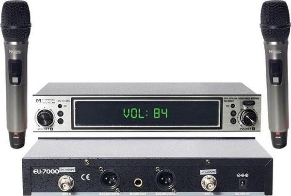 Magicvoice MV-1312EE Uhf 2 El Kablosuz Telsiz Mikrofon - Image 1