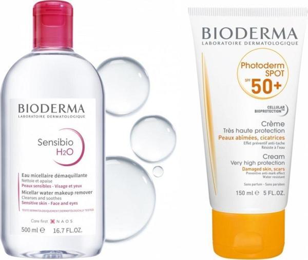 Sensibio H2o 500 Ml+ Photoderm Spot Spf50+ 150 Ml - Image 1