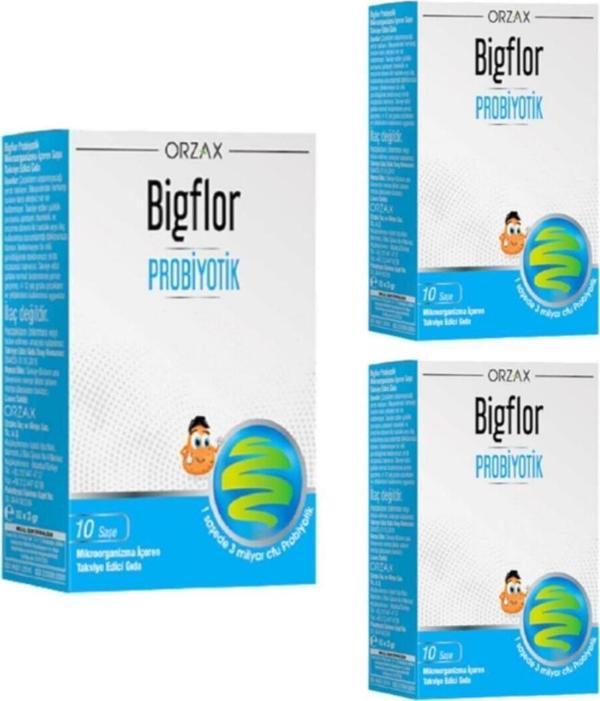 Bigflor Probiyotik Prebiyotik 10 Saşe 3 Adet - Image 1