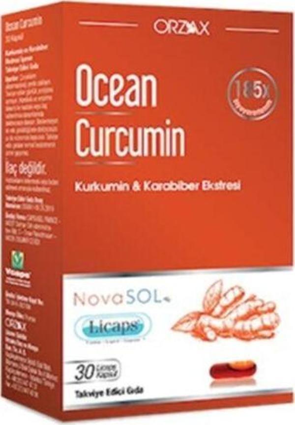 Ocean Curcumin 30 Kapsül - Kurkumin Ve Karabiber Ekstresi - Image 1