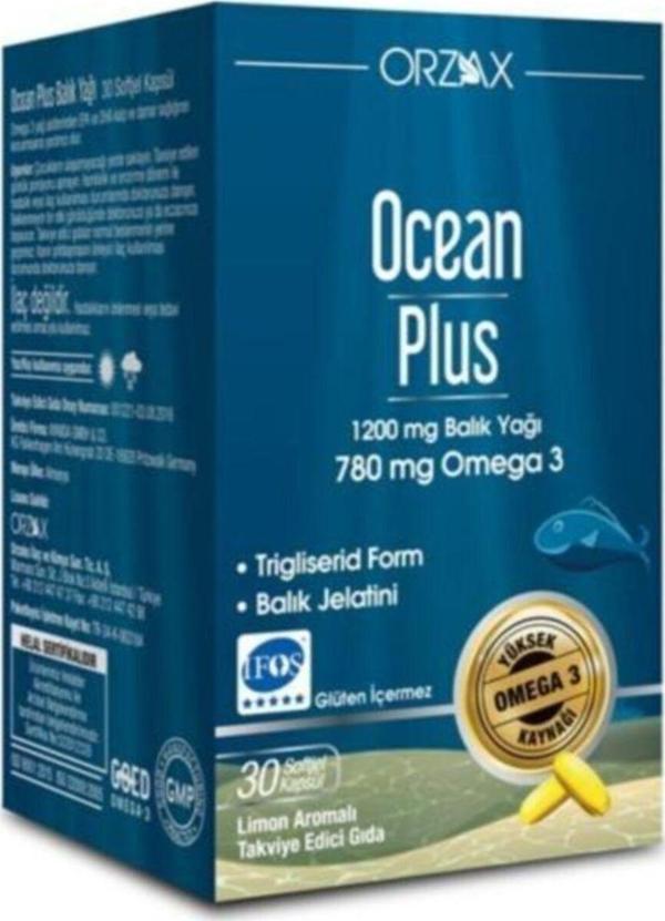 Ocean Plus 30 Kapsül Balık Yağ - Image 1