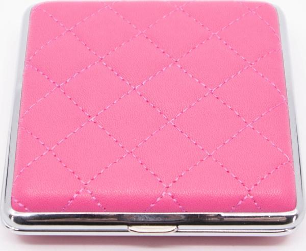 Angelo Kapitone İşleme Deri Kaplama Tabaka - Pembe - Image 1