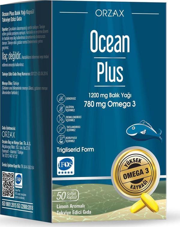 Plus Omega 3 1200 Mg 50 Kapsül 8697595870280 - Image 1