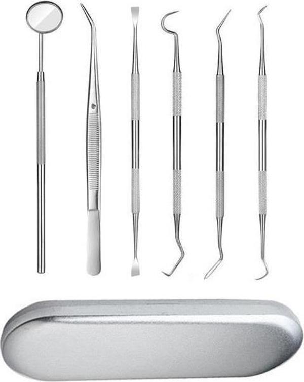 Zhltools 6 Parça Kutulu Ağız Bakımı Diş Bakım Seti - Image 1