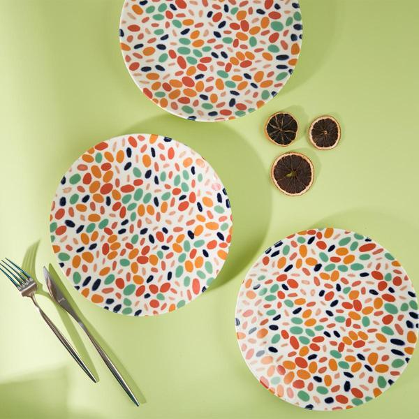 Aryıldız Karnaval Servis Tabağı 6 Parça 24 cm - Image 1