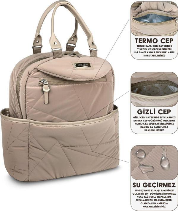Stylo Powder Anne Bebek Bakım Ve Kadın Çantası - Image 1