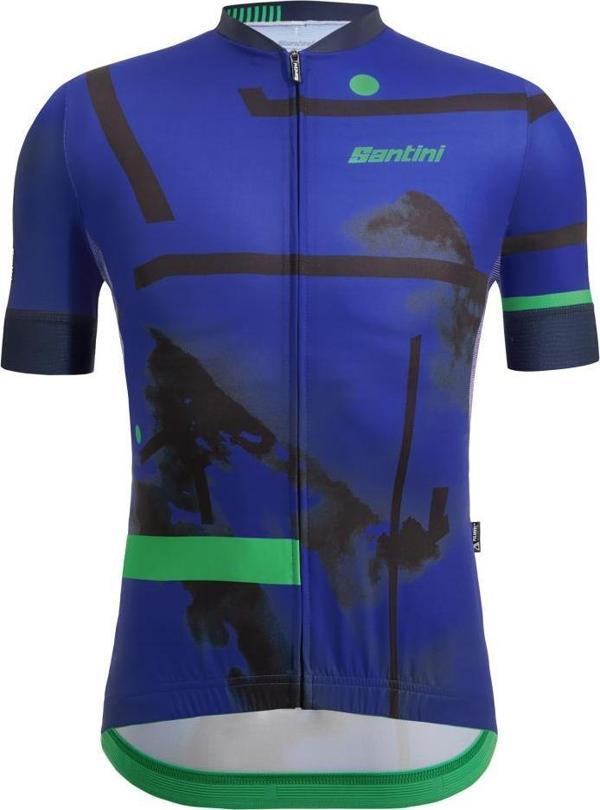Santini Delta Berg Unisex Bisiklet Forması 3S94275RDELTABERG BLU Nautica MAVİ-S - Image 1