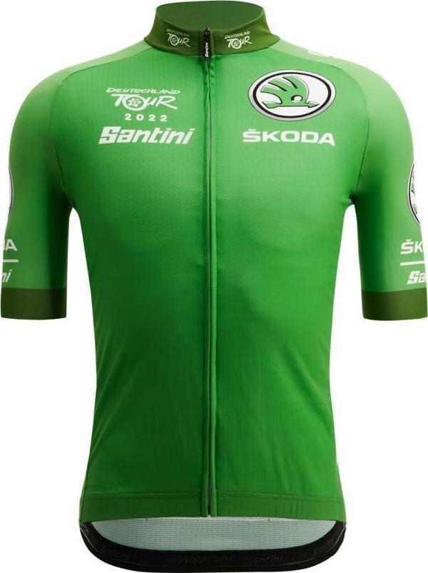 Santini DEUTSCHLAND TOUR Best Sprinter Bisiklet Forması RE94075C22DTPNT YEŞİL-S - Image 1