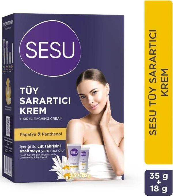Sesu Tüy Sarartıcı Krem 2 Adet - Image 1