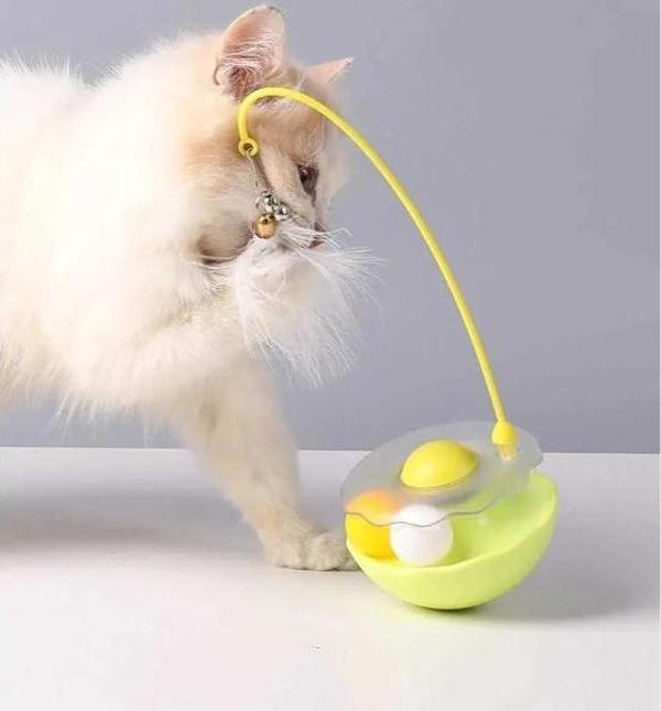 Zilli Kedi Otlu Hacıyatmaz Oyuncağı - Image 1
