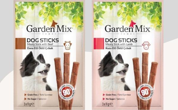 Kuzu ve Dana Aromalı 3lü Stick Köpek Ödülü 2 Paket - Image 1