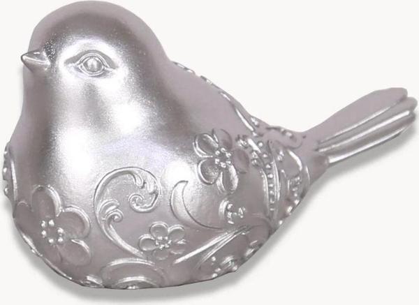 Selim Dekor Birdy Dekoratif Obje Gümüş - Image 1