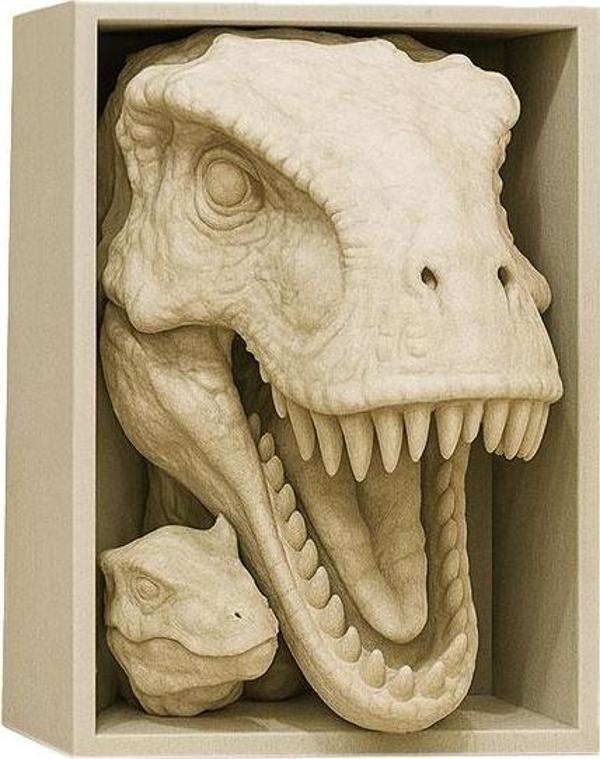 T-Rex Kitaplık Dekoru - Image 1