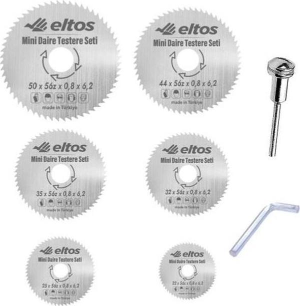 ELTOS MİNİ DAİRE TESTERE SETİ 7 PARÇA - Image 1