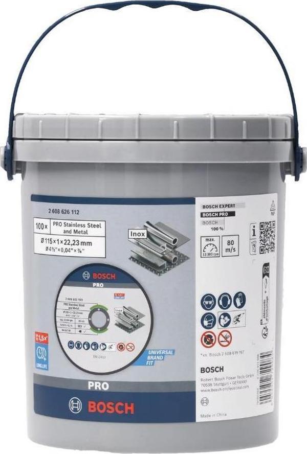 PRO StainlessSteel & Metal Kesme Disk 115mm, 100ad - Image 1