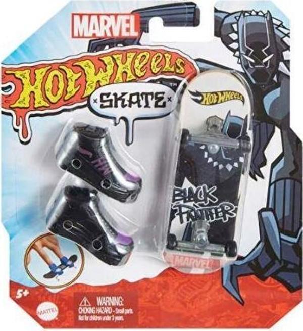 HW SKATE PARMAK KAYKAY VE AYAKKABI BLACK PANTER HMY18 HNL74 - Image 1