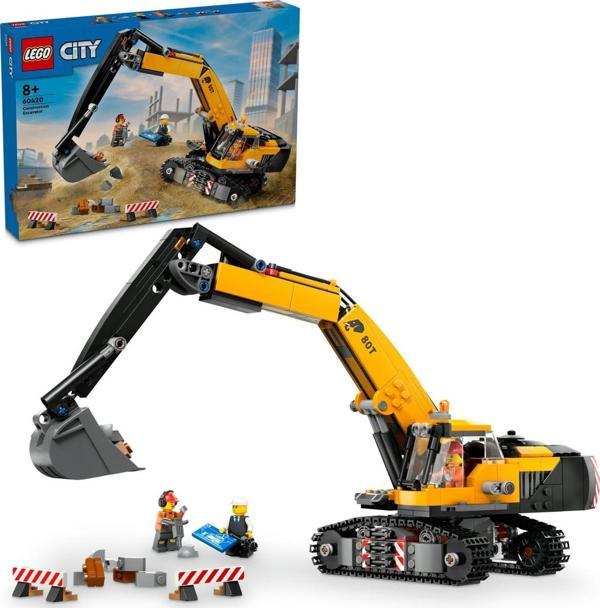 LEGO 60420 City Sarı İnşaat Ekskavatörü - Image 1