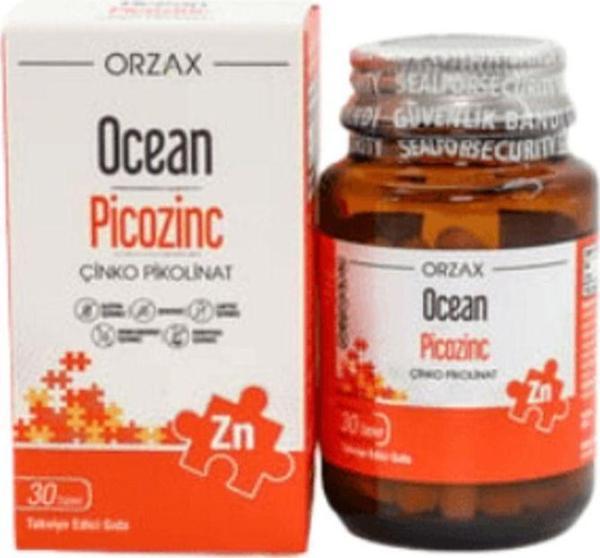 OCEAN PICOZINC 30 TABLET ÇİNKO PİKOLİNAT - Image 1