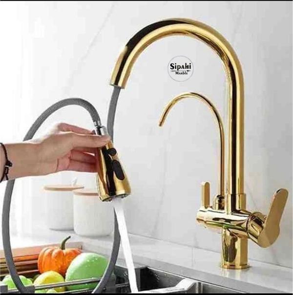 Gold Arıtmalı Spiralli Eviye Bataryası - Image 1