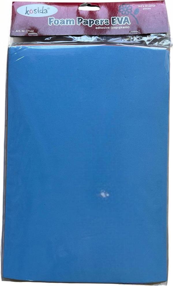 KOSİDA EVA YAPIŞKANLI A4 10 RENK 10 LU 20X30 cm - Image 1