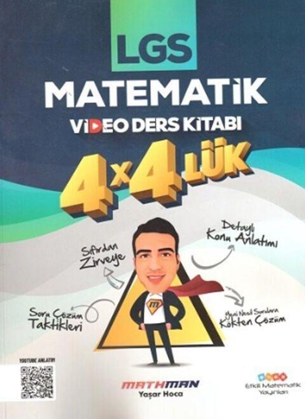 8. Sınıf LGS Matematik 4 x 4 lük Video Ders Kitabı Etkili Matematik - Etkili Matematik Yayınları - Image 1
