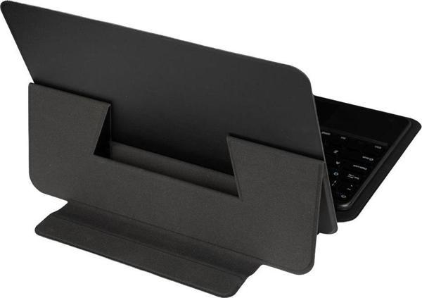 Galaxy Tab A7 Lite T225 Border Keyboard Bluetooh Bağlantılı Standlı Klavyeli Tablet Kılıfı - Image 1