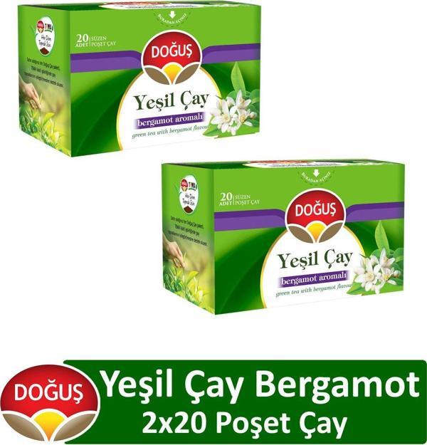 Doğuş Bergamot Yesil Cay 20'li X 2 Adet - Image 1