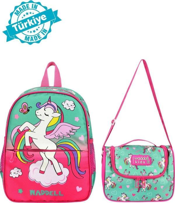 Unicorn Anaokul Sırt Çantası ve Termal Beslenme Çantası - Image 1