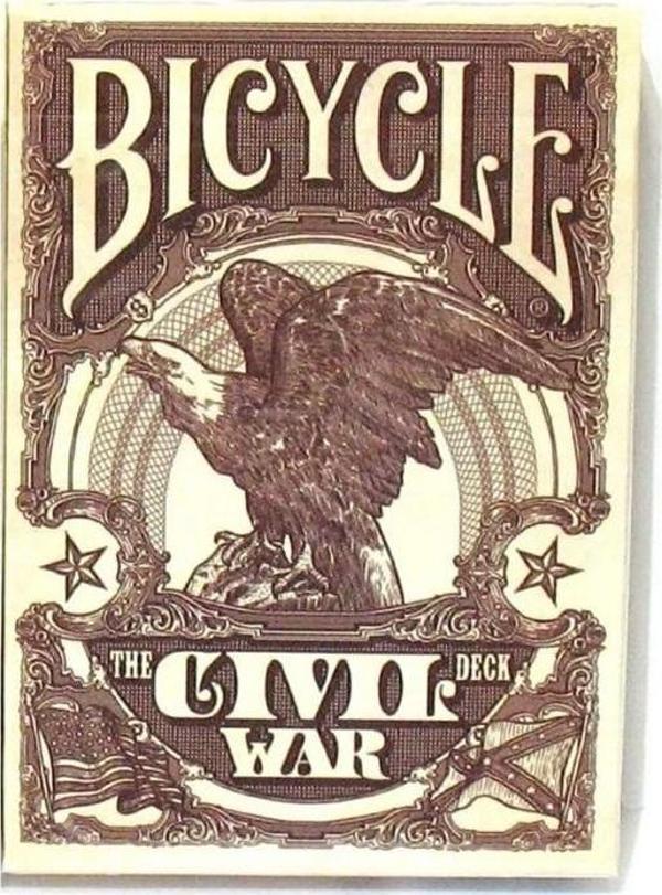 Bicycle® Civil War - Amerikan İç Savaşı Oyun İskambil Kartı Kırmızı Deste - Image 1