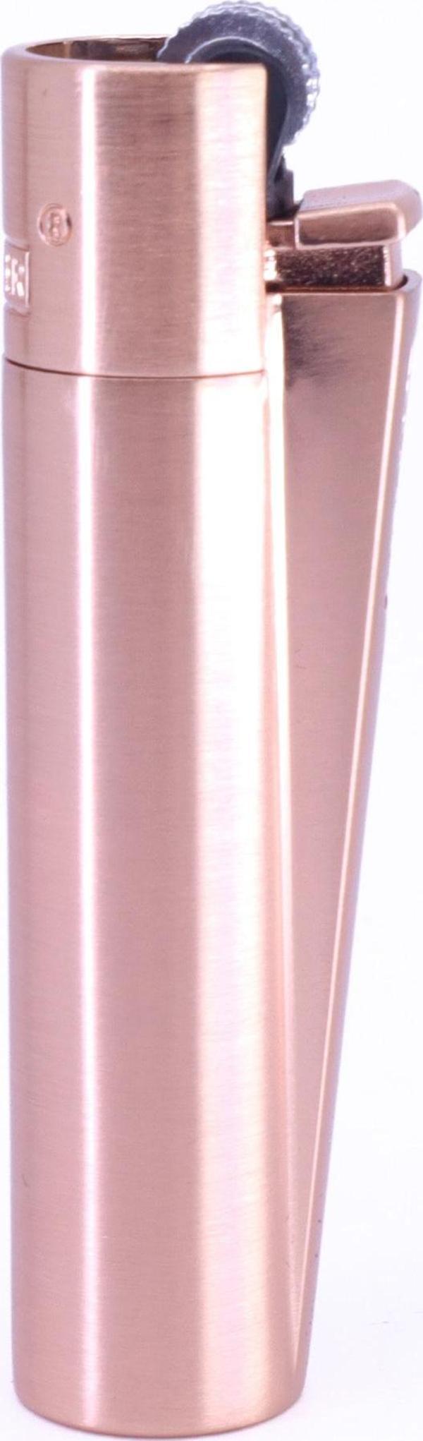 Clipper Özel Kutusunda Metal Çakmak - Mat Rose Gold (Brushed Rose Gold) - Image 1